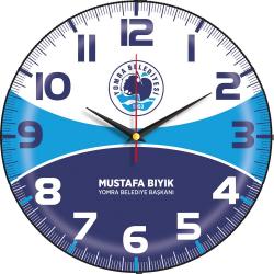 Bombe Cam Duvar Saati ( Ø 30 cm )