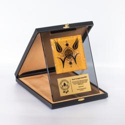 Çinili Kristal Plaket