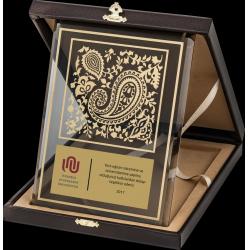 Altın Yaldız Kristal Plaket