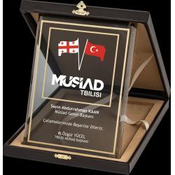 Altın Yaldız Kristal Plaket