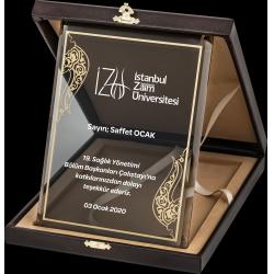 Altın Yaldız Kristal Plaket