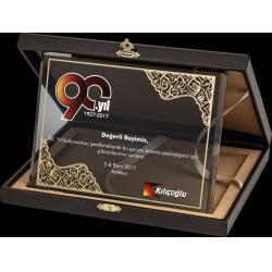 Altın Yaldız Kristal Plaket