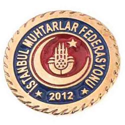 Mineli Metal Yaka Rozeti
